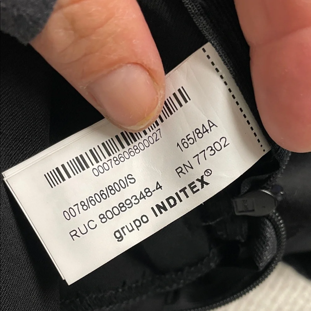 Zara satin Black Strapless Top with Peplum Detail- new - Picture 4 of 12